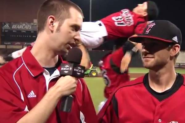 Bearcats Interview Photobomb Pranks