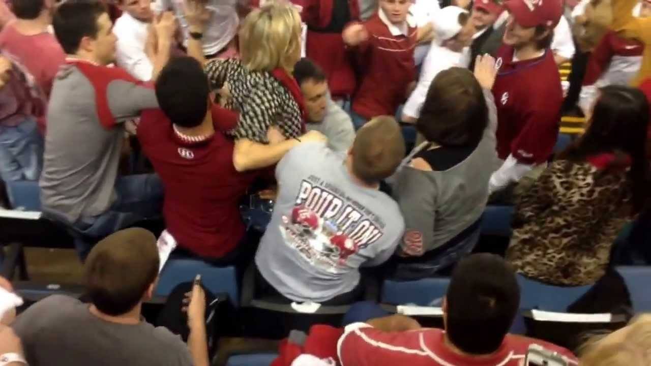 Bama Fan Goes Superman On Oklahoma Fan