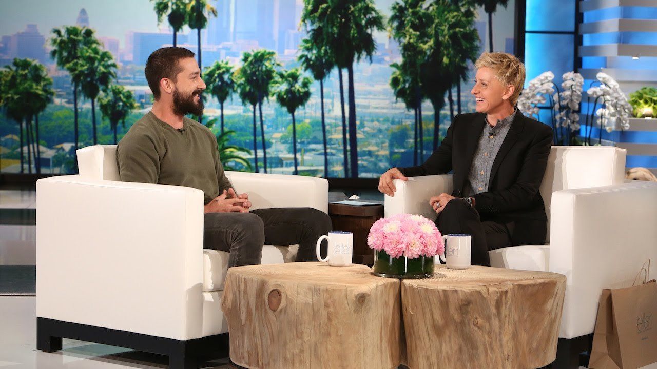 Shia LaBeouf Opens Up About Troubled History On Ellen Degeneres Show