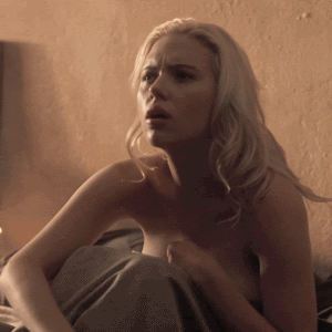 Scarlett Johansson Topless GIF