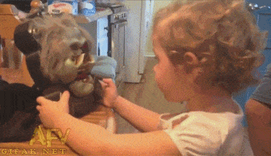 Kid Loves Being Scared